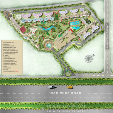 3.5 BHK Apartment – Exterior View View at M3M Mansion, Sector 113 - for Sale