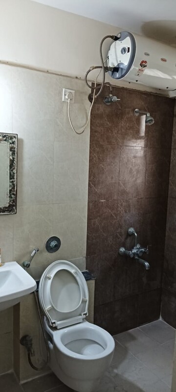 Bathroom in 2 BHK Apartment at Raheja Vistas Phase 3, Mohammadwadi – for Rent