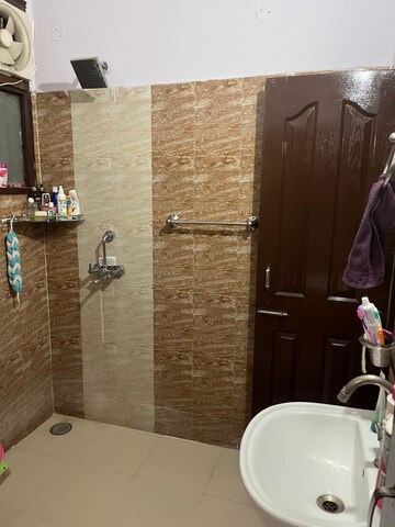 Bathroom in 3 BHK Builder Floor at Dhakoli Village – for Sale