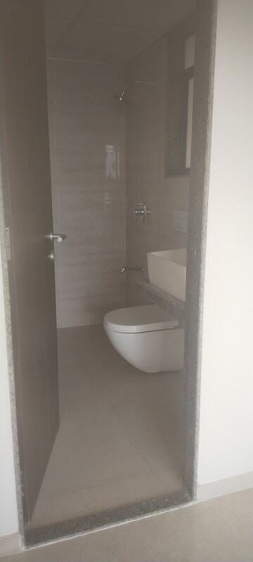 Bathroom in 3 BHK Apartment at Sunteck Maxxworld, Naigaon East – for Rent