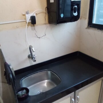 Bathroom in 1 BHK Apartment at Raheja Heights Phase 2, Goregaon East – for Rent