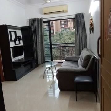 Living Room in 1 BHK Apartment at Raheja Heights Phase 2, Goregaon East – for Rent