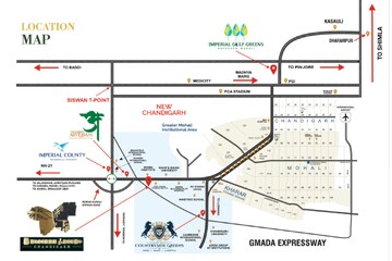  Plot – Map Location View at Kharar Mohali Road - for Sale