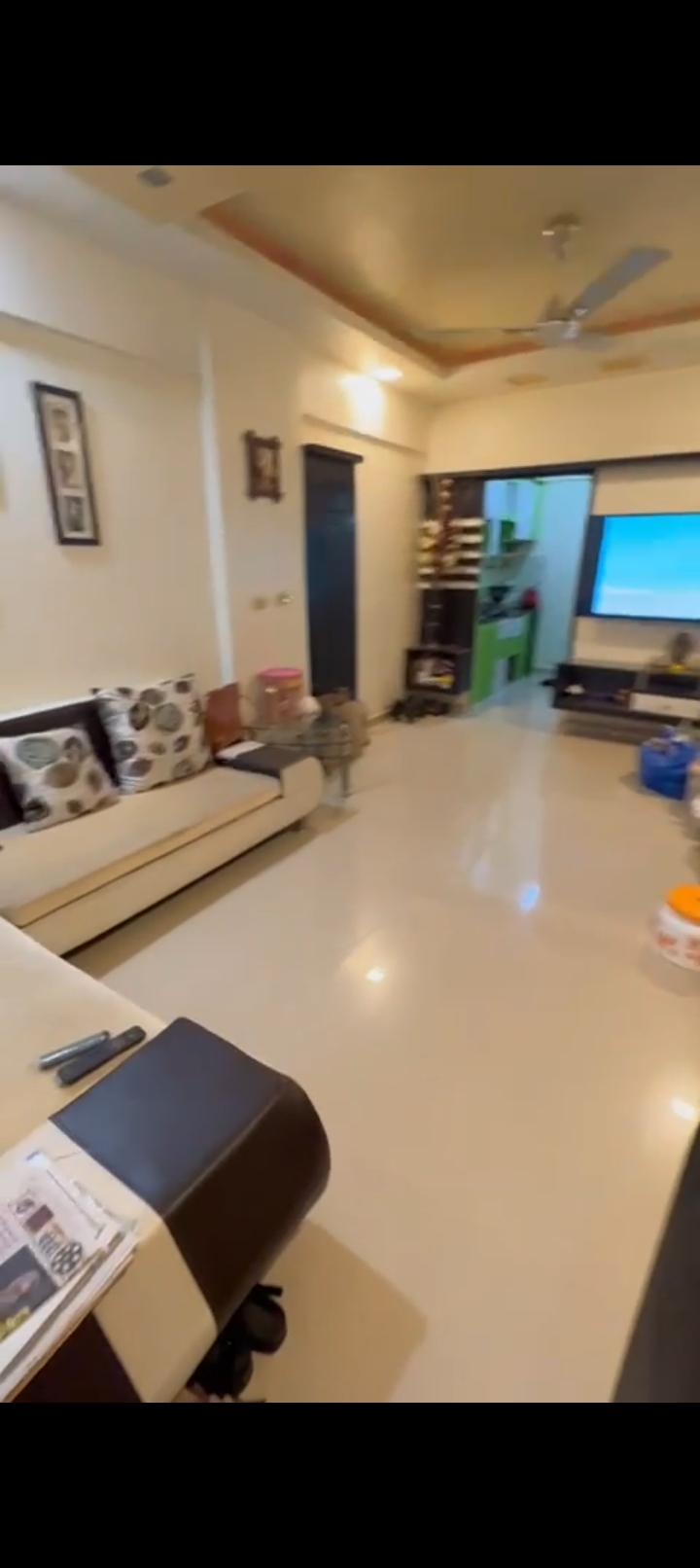 1 BHK + Pooja Room Apartment For Sale in Vrindavan Society Thane West