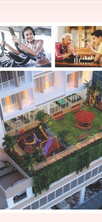 1 BHK Apartment – Exterior View View at Vadghar - for Sale