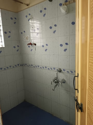 Bathroom in 1 BHK Apartment at Kute Vrundavan Society, Akurdi – for Rent