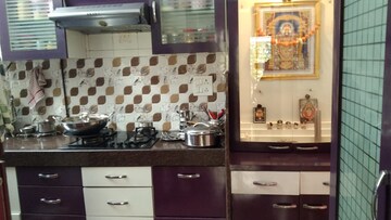Kitchen in 1 BHK Apartment at Lok Puram, Vasant Vihar – for Rent