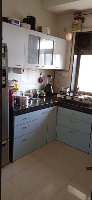 Kitchen in 2 BHK Apartment at Runwal Eirene, Balkum Pada – for Rent