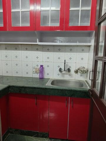 Kitchen in 1 BHK Apartment at Khirki Extension – for Rent
