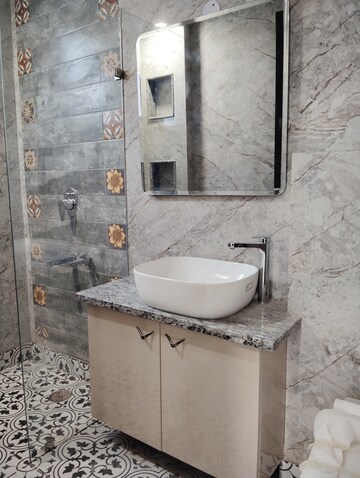 Bathroom in 3.5 BHK Apartment at Paschim Vihar – for Rent