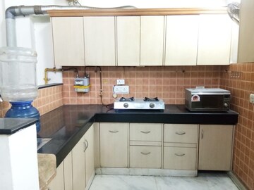 Kitchen in 2 BHK Builder Floor at East Of Kailash – for Rent