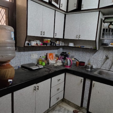 Kitchen in 2 BHK Builder Floor at Gautam Nagar – for Rent