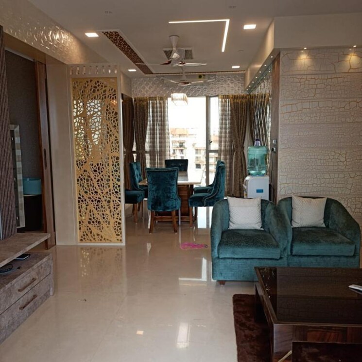 Living Room, transcon-auris-ivorine 3 Bedroom 1390 Sq.Ft. Apartment In Veera Desai Industrial Estate Mumbai 8041874