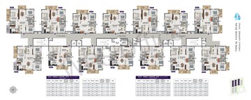 Floor Plan in 3 BHK Apartment at Kompally – for Sale