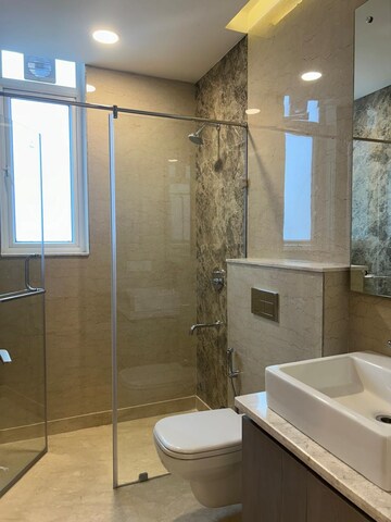 Bathroom in 2 BHK Apartment at Ambience Creacions, Sector 22 – for Rent