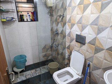 Bathroom in 3 BHK Apartment at Kukreja Estate Belapur, Cbd Belapur Sector 11 – for Rent