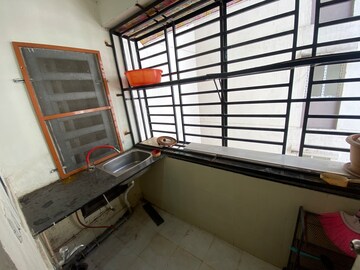 Staircase in 3 BHK Apartment at Prajay Megapolis, Kukatpally – for Rent