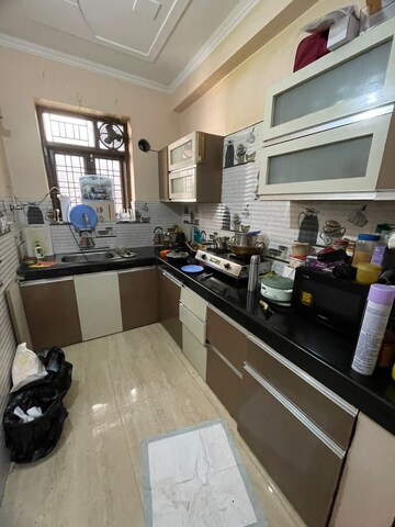Kitchen in 2 BHK Builder Floor at Ansal Sushant Lok I, Sector 43 – for Rent