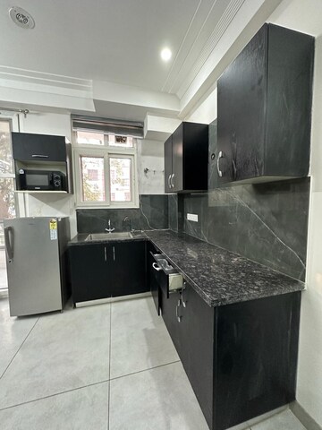 Kitchen in 1 BHK Builder Floor at Ansal Sushant Lok I, Sector 43 – for Rent