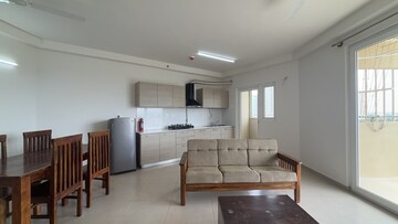Kitchen in 3 BHK Apartment at Bhartiya Nikoo Homes Phase 2, Thanisandra Main Road – for Sale