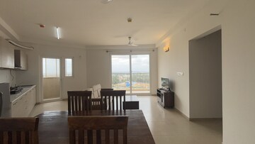Living Room in 3 BHK Apartment at Bhartiya Nikoo Homes Phase 2, Thanisandra Main Road – for Sale