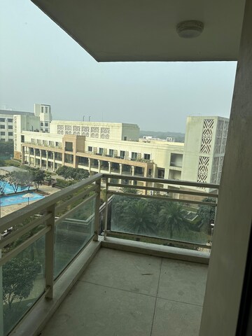 Balcony in 3 BHK Apartment at DLF Park Place, Sector 54 – for Rent