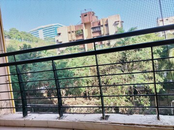 Balcony in 1 BHK Apartment at K Raheja Heights, Malad East – for Rent