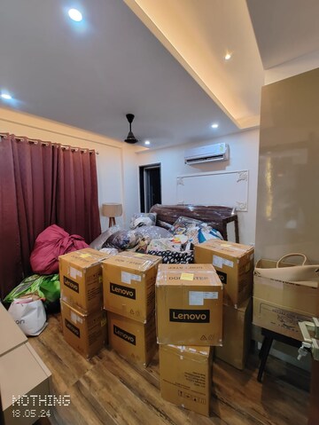 Living Room in 3 BHK Builder Floor at MVL IPark, Sector 15 – for Rent