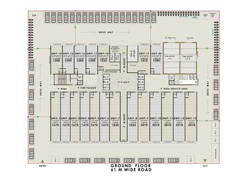 Floor Plan in  Office Space at Amara Business Park, Ghansoli – for Sale