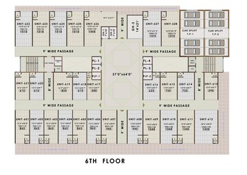 Floor Plan in  Office Space at Amara Business Park, Ghansoli – for Sale