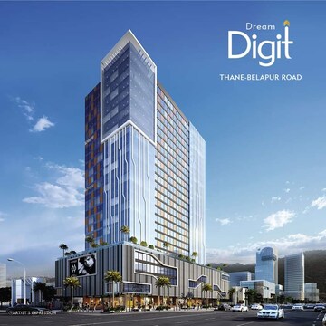  Office Space – Exterior View View at Dream Digit, Turbhe - for Sale