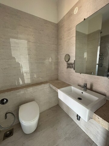 Bathroom in 3 BHK Apartment at Sheth Auris Serenity Tower 1, Malad West – for Rent