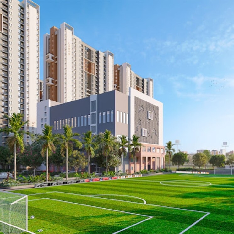 Exterior View, merlin-rise 3 Bedroom 812 Sq.Ft. Apartment In Rajarhat Kolkata 8038482