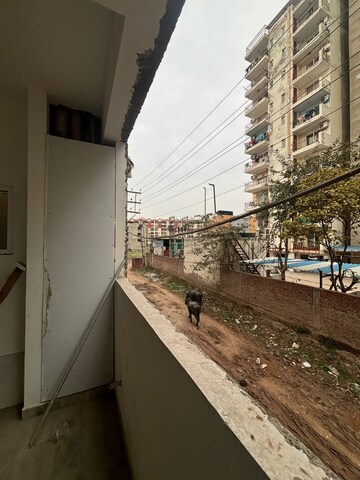 Balcony in 3 BHK Builder Floor at Dhakoli Village – for Rent