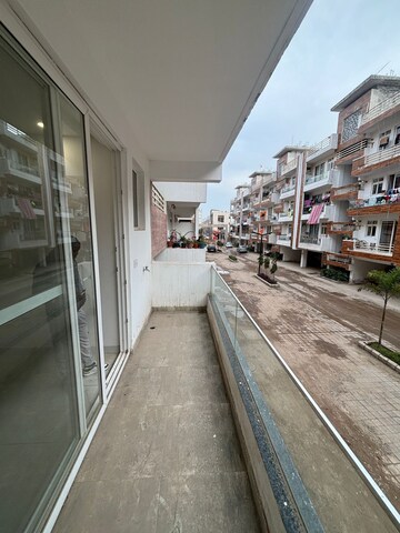 Balcony in 3 BHK Builder Floor at Dhakoli Village – for Rent
