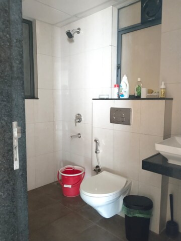 Bathroom in 2 BHK Apartment at Godrej City Panvel Phase 1, Poyanje – for Rent