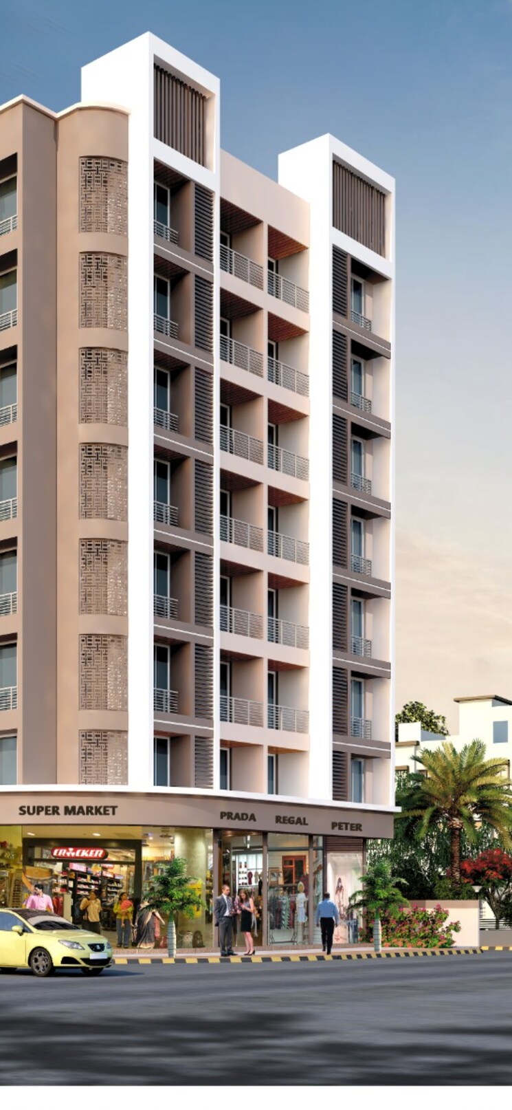 Exterior View, pushpak nagar 1 Bedroom 658 Sq.Ft. Apartment In Pushpak Nagar Navi Mumbai 8042508