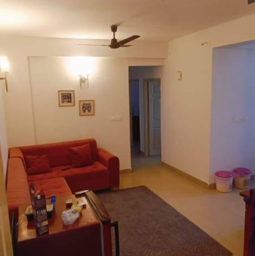 Living Room in 2 BHK Apartment at Supertech Crown Town, Sector 74 – for Rent