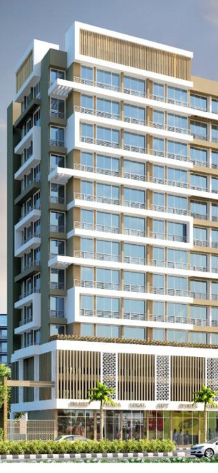 Exterior View, pushpak nagar 1 Bedroom 682 Sq.Ft. Apartment In Pushpak Nagar Navi Mumbai 8042596