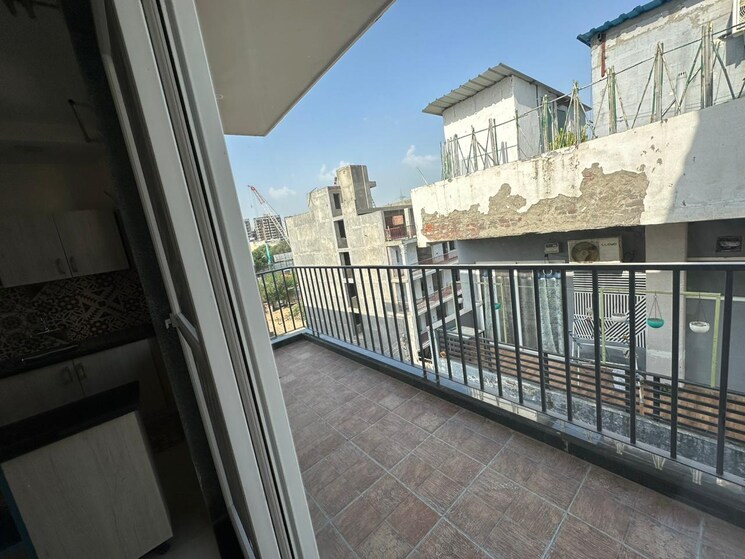 Balcony, aez-aloha 2 Bedroom 1300 Sq.Ft. Builder Floor In Sector 57 Gurgaon 8042600