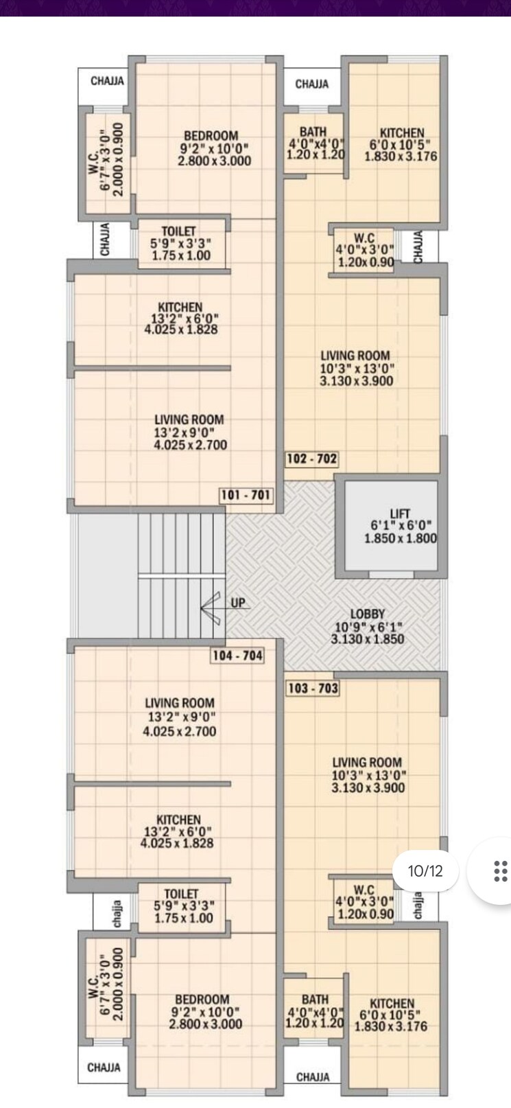 Floor Plan, ulwe sector 17 1 Bedroom 620 Sq.Ft. Apartment In Ulwe Sector 17 Navi Mumbai 8042822