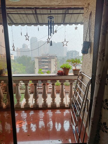 Balcony in 1 BHK Apartment at Vihang Shantivan, Majiwada – for Sale