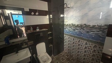 Bathroom in 4 BHK Penthouse at The Hare Krishna CGHS, Sector 45 – for Sale