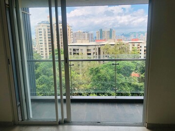 Balcony in 3 BHK Apartment at Courtyard by Narang Realty and The Wadhwa Group, Pokhran Road No 2 – for Sale