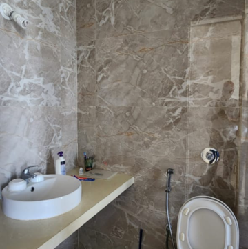 Bathroom in 3 BHK Apartment at Chembur – for Rent