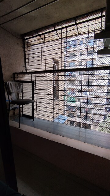 Balcony in 1 BHK Apartment at Raunak City 3, Kalyan West – for Rent