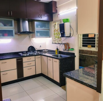 Kitchen in 3 BHK Apartment at Aparna CyberZon, Nallagandla – for Rent