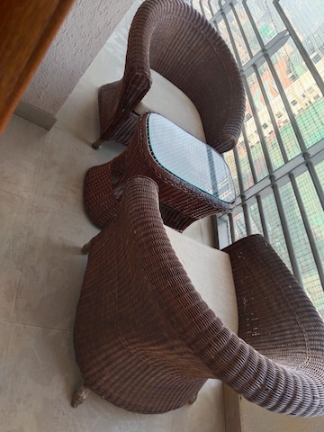 Staircase in 3 BHK Apartment at Lokhandwala Harmony, Worli – for Rent