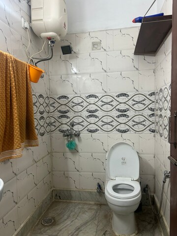 Bathroom in 2 BHK Builder Floor at Paryavaran Complex – for Rent
