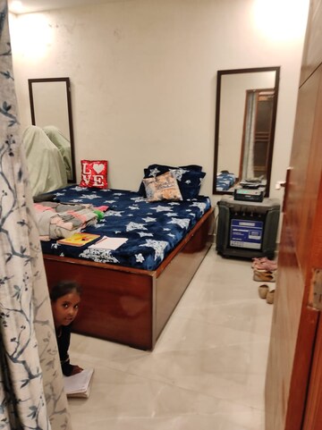 Master Bedroom in 2 BHK Builder Floor at Dhakoli Village – for Rent